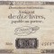 FRANTA ASIGNATA ASSIGNAT 10 LIVRES OCTOMBRIE 1792 SIGN. Taisaud WTMK. RP FR F