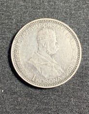 Moneda 1 coroana 1896 Austro Ungară jubiliară argint