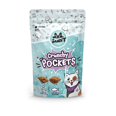 Recompense pentru pisici Mr. Bandit CAT Crunchy Pockets, ton, 40 g AnimaPet MegaFood foto