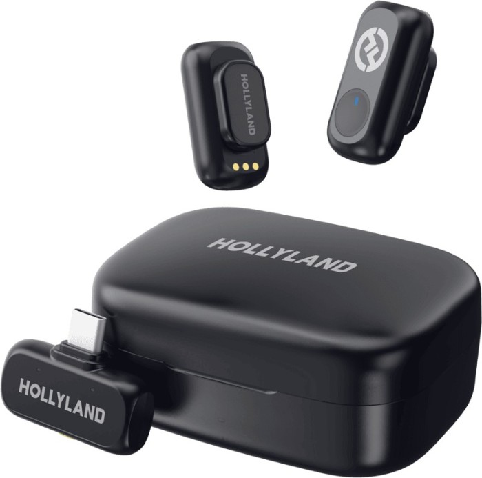 Lavaliera Hollyland LARK A1 Duo with USB-C RX + Charging Case