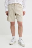 Timberland pantaloni scurți din bumbac culoarea bej, TB0A2FD5EOH1