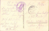 HST CP58 Carte poștală 1916 ștampilă Feldpost + Feldlazaret nr 1, Circulata, Printata