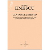 Cantabile si Presto pentru flaut cu acompaniament de pian - George Enescu