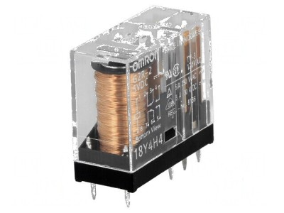 Releu electromagnetic DPDT 5VDC 5A foto