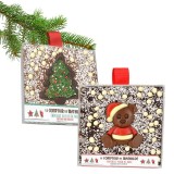 Cumpara ieftin Ciocolata pentru brad - Carre choco noel lait sujets assortis | Comptoir de Mathilde