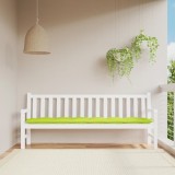 Gossi perna banca de gradina verde aprins 200x50x7 cm material oxford