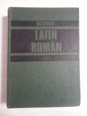 DICTIONAR LATIN-ROMAN - Gh. GUTU (1973) foto