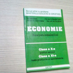 ECONOMIE - Cl. a X -a Profil Servicii, Cl. a XI -a - Ioan Cavachi - 2002, 184p