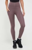 Columbia leggins sport Boundless Trek femei, culoarea violet, neted, 2033514