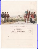 Armata romana -tipuri- militara, litografie
