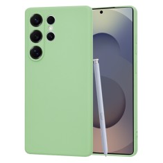 Husa silicon Samsung Galaxy S25 Ultra Techsuit SoftFlex, verde deschis foto