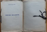 George Maria Prina, Fervori decadente, gravura Hablinski, Craiova, 1944, Alta editura