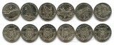 D2 6x10 lei 1996 / Set Olimpiada de la Atlanta UNC