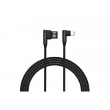 Cablu Golf Pudding iPhone 48I 1m 2.4A negru