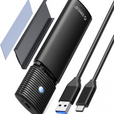 Adaptor pentru carcasă SSD ORICO M.2 NVMe & SATA fără instrumente, USB C 3.2 Gen