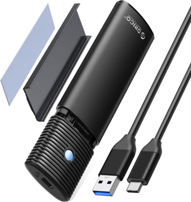 Adaptor pentru carcasă SSD ORICO M.2 NVMe &amp;amp; SATA fără instrumente, USB C 3.2 Gen foto