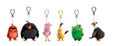 ANGRY BIRDS - 3D PLASTIC FIGURE WITH PLASTIC CLIP , SIZE 7-8,5 CM foto