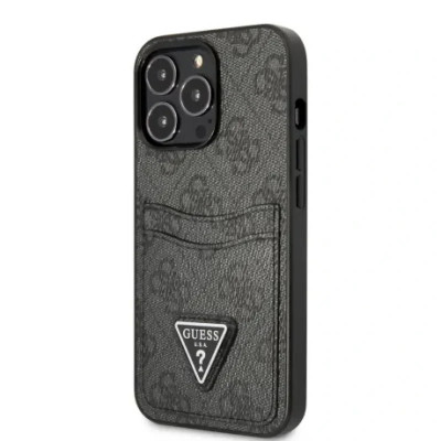 Husa Cover Guess Logo pentru iPhone 13 Pro Max Negru foto