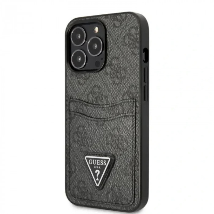 Husa Cover Guess Logo pentru iPhone 13 Pro Max Negru