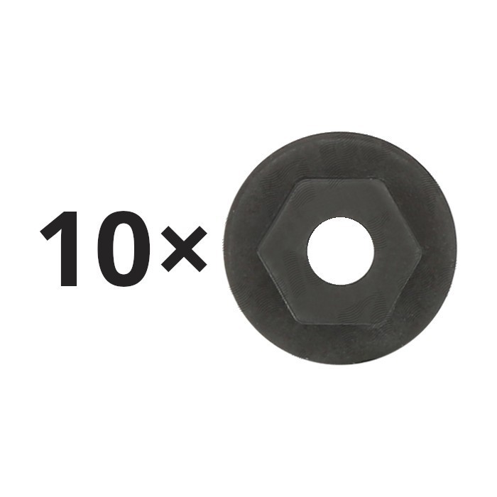 Set 10 Nut cap Chevrolet Cruze (J300); Opel Astra F, Astra G, Astra H, Astra J, Calibra, Corsa A, Corsa D, Corsa/Combo B, Corsa/Combo C, Insignia (G0