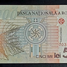 Bancnota 5 000 lei 1998 UNC