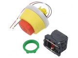 Comutator de Siguranță 22mm 2NC 2NO Roșu