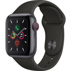 Smartwatch Apple Watch Series 5 GPS Cellular 40mm Space Grey Aluminium Case Black Sport Band S/M &amp;amp; M/L foto