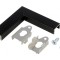 Conector de Aluminiu Negru 90&deg; SLIM8