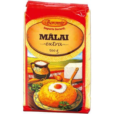 Malai Extra Boromir, 500 g, Faina de Porumb, Malai Boromir, Malai pentru Gatit, Malai Mancare, Faina de Malai, Malai Faina, Faina Mamaliga, Malai Mama foto