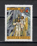 Ungaria 1980 -Programul Spațial Cooperativ Intercosmos, Serie+Colita,4 poze. MNH, Nestampilat