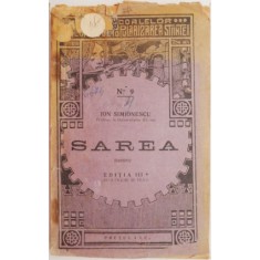Sarea &ndash; Ion Simionescu (coperta putin uzata)