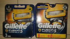 11 rezerve Gillette Proshield set de 3+8 foto