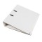 Biblioraft arhivare documente, format a4, cotor 7.5 cm, bordura metalica, diverse culori culoare alb MultiMark GlobalProd