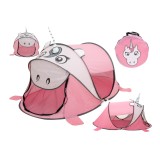 Cort pliabil pentru joaca, tip unicorn, 180 cm, roz