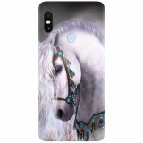 Husa silicon pentru Xiaomi Redmi S2, White Horse