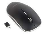 Cumpara ieftin Gembird MUSW, 4BSC, 01 , Mouse wireless optic silent 1600 DPI, 4 butoane, USB, C receiver, black