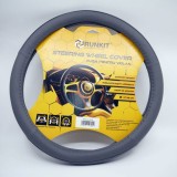 Husa de volan piele sintetica RUNKIT Gri (37-39 cm)