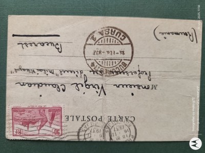 Romania Regala , carte postala ,corespondenta foto