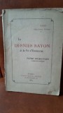 Le dernier rayon de la vie d'Eminescou, poeme dramatique