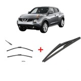Cumpara ieftin Set 3 stergatoare NISSAN JUKE Van (F15) 2010-2019, pentru parbriz si luneta, Valeo Silencio