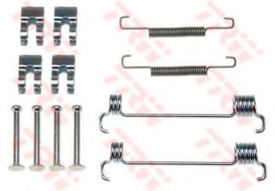 Set accesorii, sabot de frana PEUGEOT BOXER caroserie (244) (2001 - 2016) TRW SFK386 foto