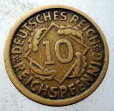 1.506 GERMANIA WEIMAR 10 REICHSPFENNIG 1924 G foto