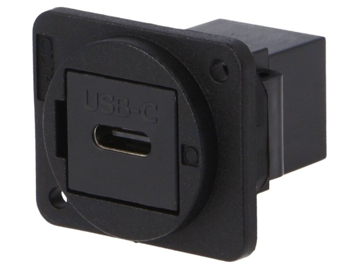 Adaptor USB C dublu din plastic