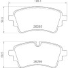Placute frana Audi A4 B9 (8w2 8wc) 05.15-, A5 (F53 F5p) 06.16-, A5 Sportback (F5a F5f) 09.16-, A6 Allroad C8 (4ah) 11.18-, A6 C8 (4a2) 02.18-, A6 Est, BREMBO