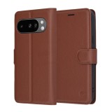 Husa Google Pixel 10 Pro XL Asteroid GSM Leather Folio, maro