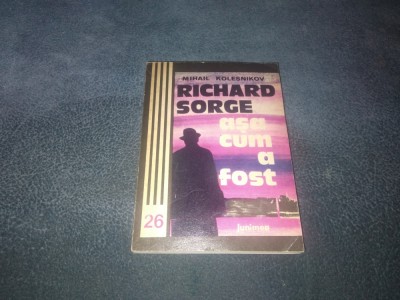 MIHAIL KOLESNIKOV - RICHARD SORGE ASA CUM A FOST foto
