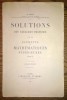 H. Vogt - Solutions exercices proposes elements de mathematiques superieures