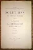 H. Vogt - Solutions exercices proposes elements de mathematiques superieures
