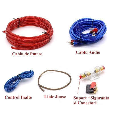 Kit Cabluri Audio Subwoofer Auto MD-668 foto