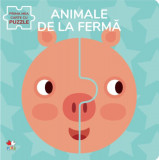 Animale de la fermă. Prima mea carte cu puzzle - Hardcover - *** - Litera mică